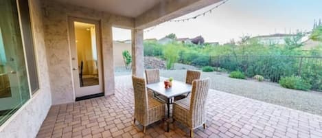Outdoor dining