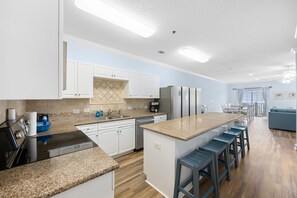 Fridge, microwave, oven, stovetop - Summer Discounts!! Ocean Views!! Watch the waves roll in! Pool, Hot Tub, Grill! (North Myrtle Beach)