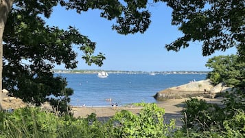 Sun loungers, beach towels
