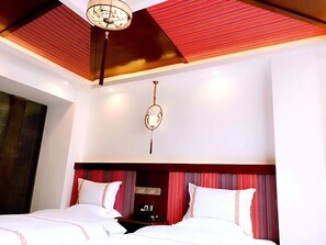 Phòng 2 giường đơn phong cách cổ điển, quang cảnh thành phố | Phòng cách âm, truy cập Internet không dây miễn phí