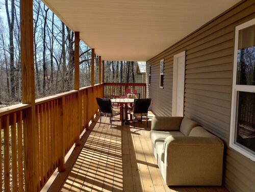 Beautiful location in the secluded woods
