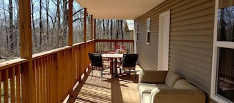 Beautiful location in the secluded woods