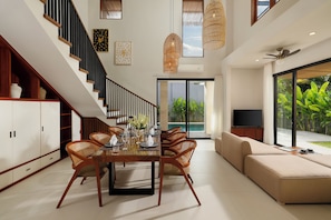 Villa familiar, 4 habitaciones, alberca privada | Servicio a la habitación