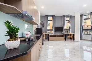 Apartament superior | 1 dormitori, llençols de cotó egipci i roba de llit d'alta qualitat 