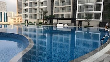 Indoor pool, outdoor pool