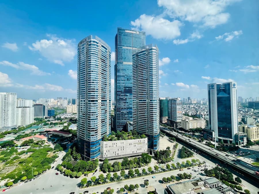 Pemandangan dari properti