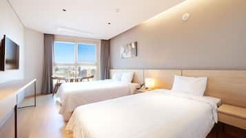 Værelse med 2 enkeltsenge | Gratis Wi-Fi, sengetøj