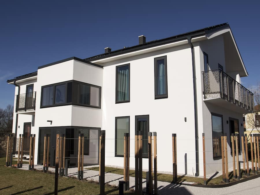 Front of property - evening/night