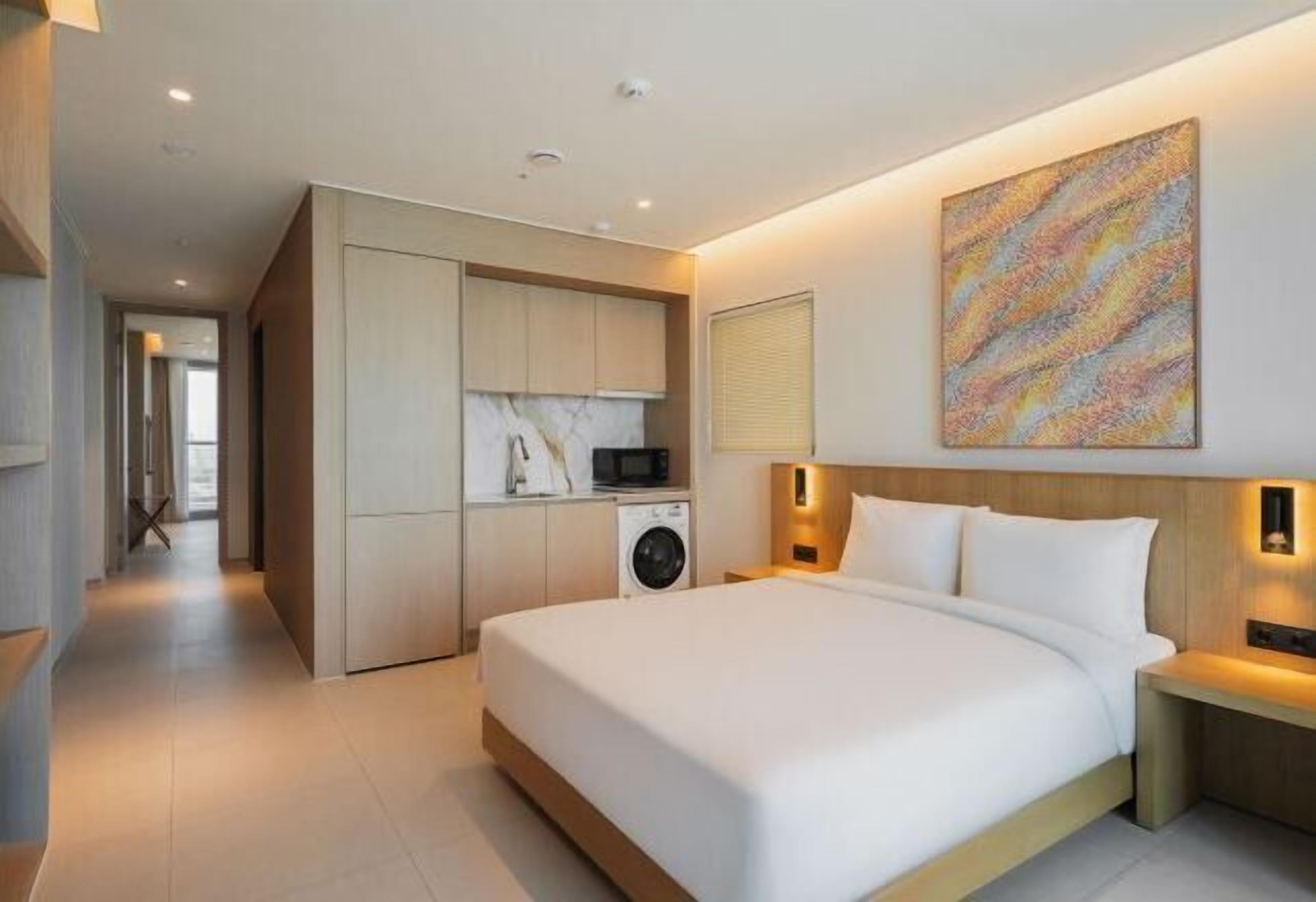 Ropa de cama de alta calidad, insonorización y wifi gratis 