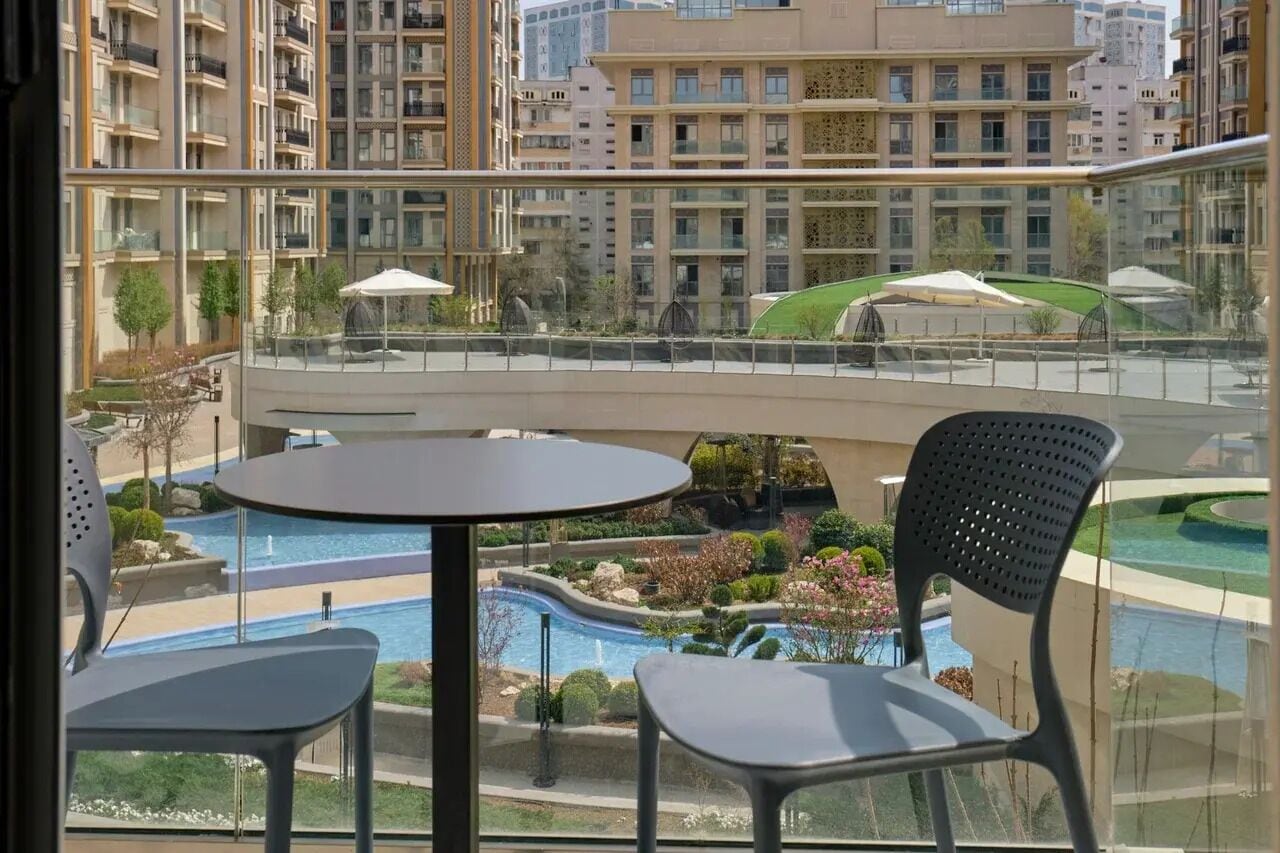 One Bedroom Deluxe Apartment | Blick auf den Garten