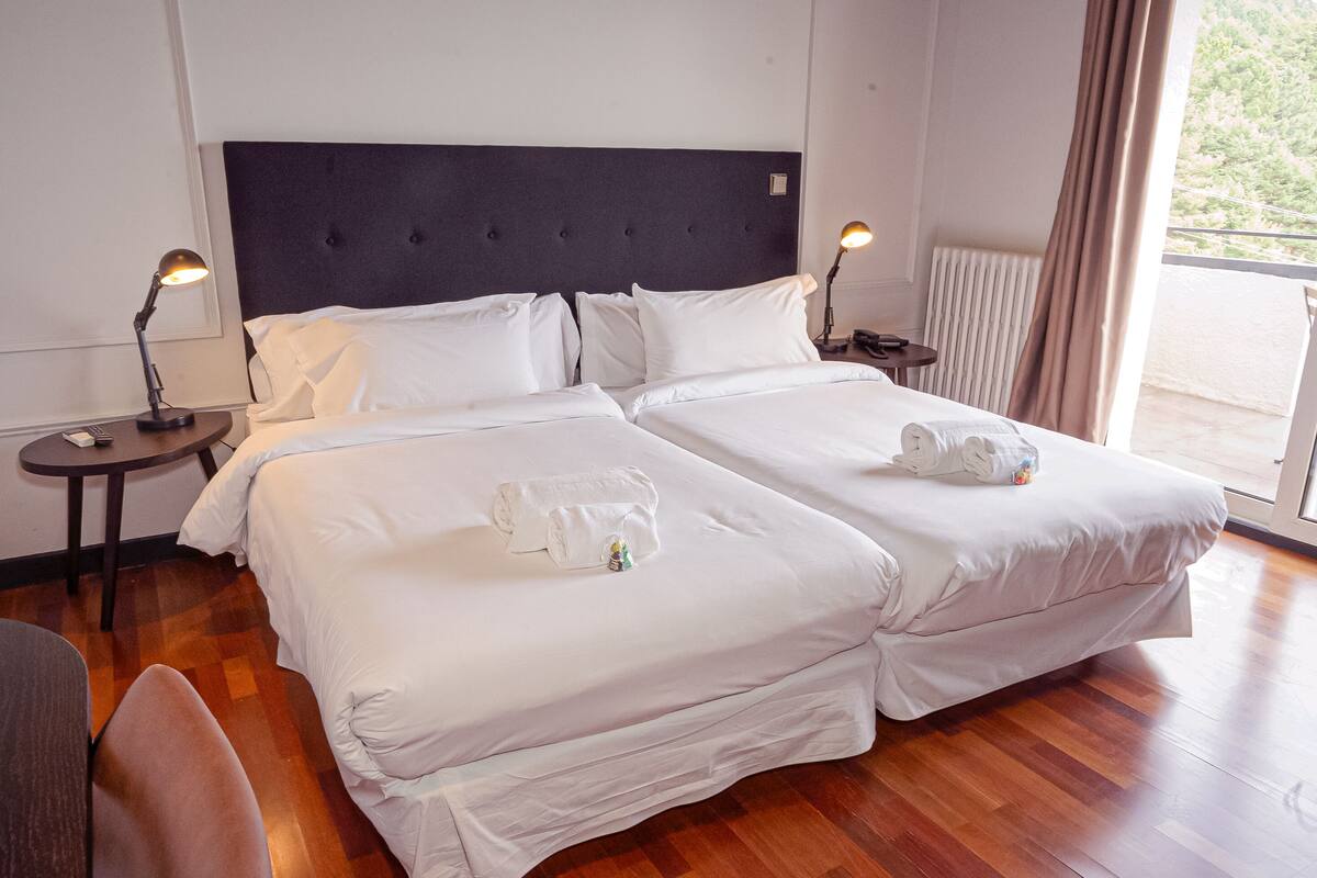 Comfort Double Room, 1 Bedroom, Non Smoking, Mountain View | In-room safe, blackout curtains, iron/ironing board (on request)