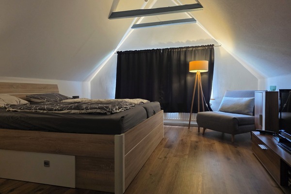 Schlafzimmer mit Verdunklung
