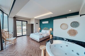 Grande Villa | Draps en coton égyptien, literie de qualité supérieure, minibar