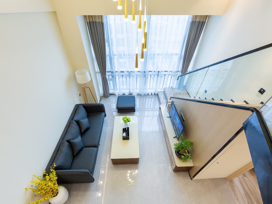 Loft Luxe, 3 chambres, vue ville | Vue de la chambre