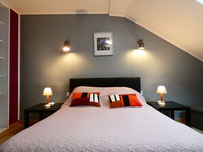 4 chambres, Wi-Fi gratuit, draps fournis