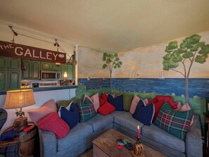 TV connectée, cheminée, espaces bureaux