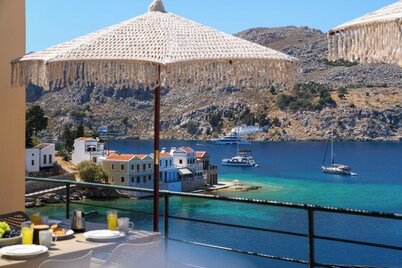 Villa in Symi, with sea view