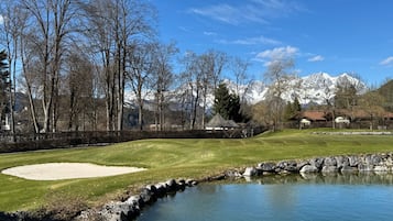 Blick auf den Golfplatz