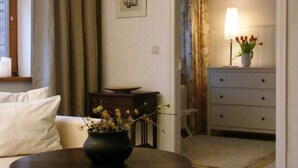 TV, books, stereo