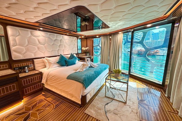 Royal Suite, Balcony, Sea View | Premium bedding, minibar, in-room safe, individually decorated