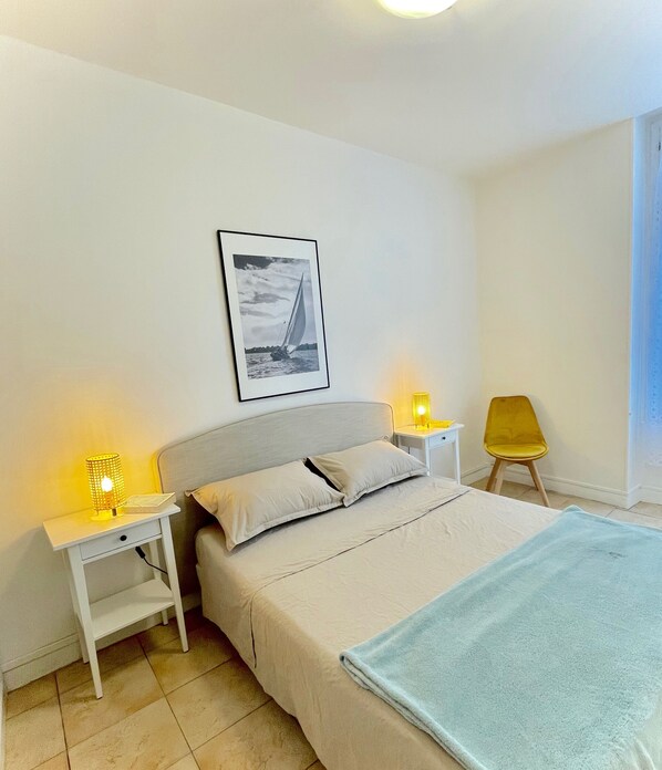 1 غرفة نوم وواي فاي مجانًا وملاءات أسرّة