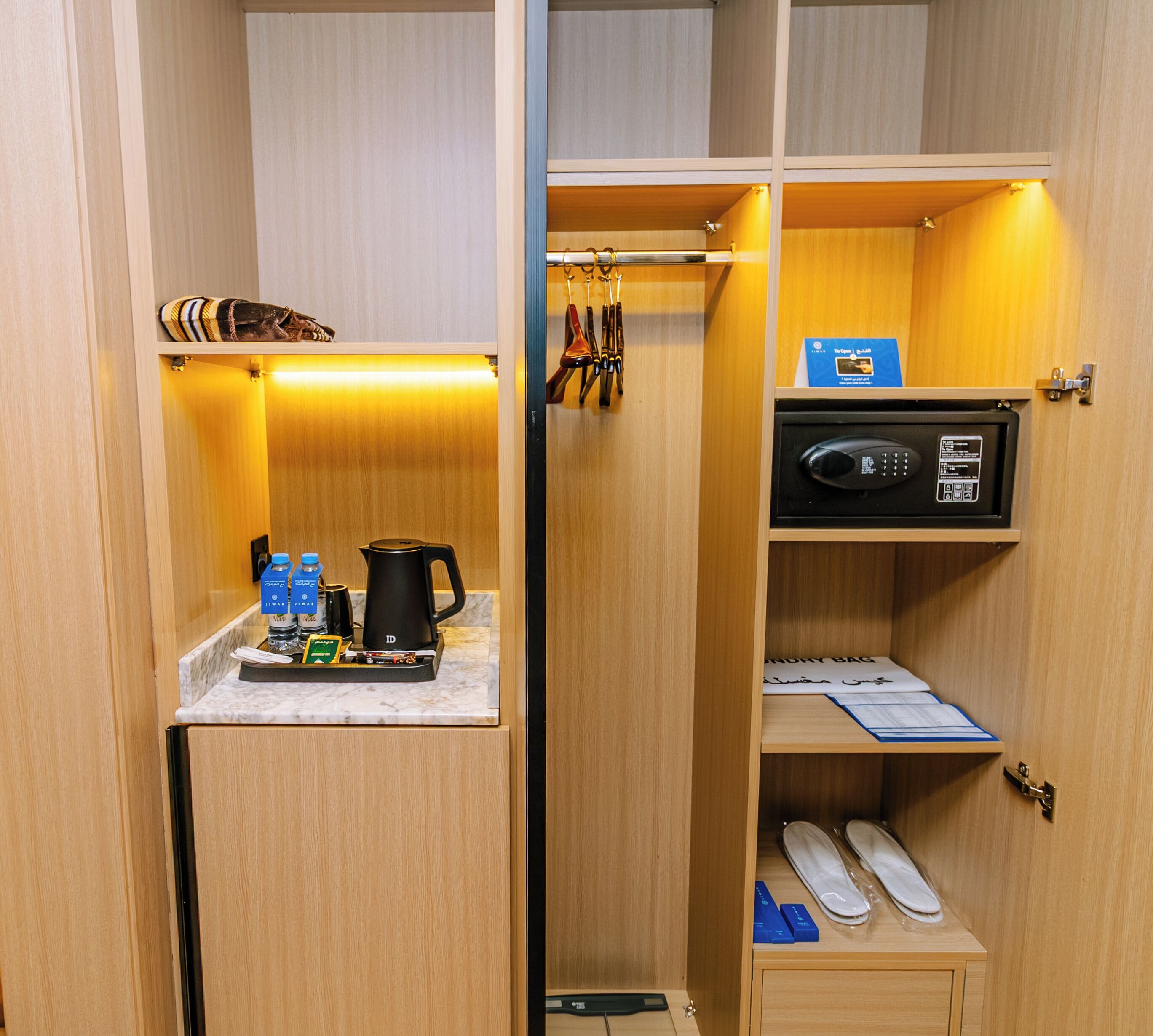 Zimmersafe, individuell dekoriert, individuell eingerichtet