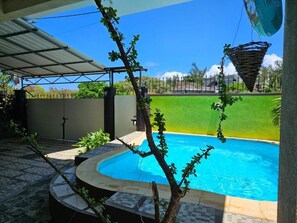 Outdoor pool - Ushpav Villa (Cap Malheureux)