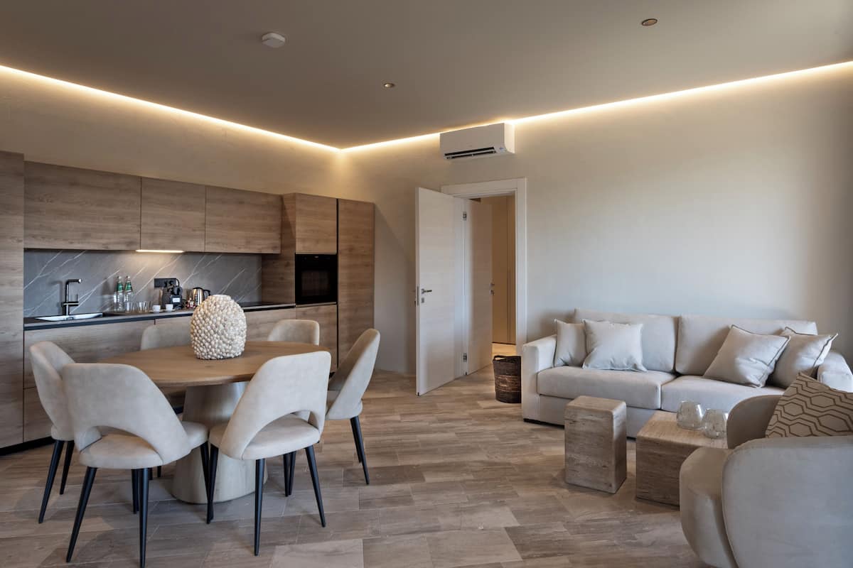 Premium-Suite, 2 Schlafzimmer | Eigene Küche | Espressomaschine, Herdplatte, Wasserkocher
