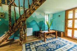 Småhus, 3 soverom, fjellutsikt | Oppholdsområde