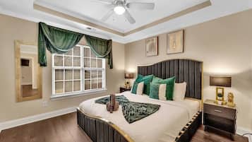 2 bedrooms, iron/ironing board, travel crib, WiFi