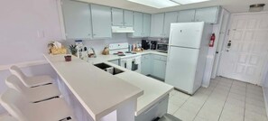 Private kitchen - Surfside I #303 2 Bedroom Condo by RedAwning (South Padre Island)