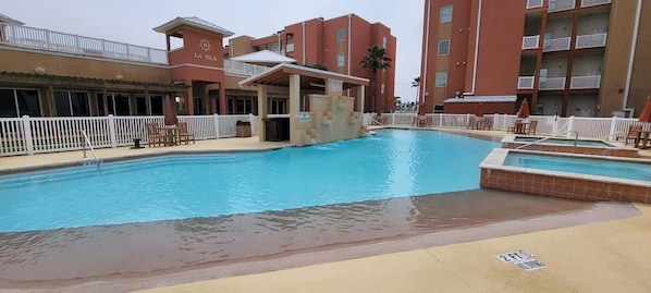 Pool - La Isla F102 2 Bedroom Condo by RedAwning (South Padre Island)