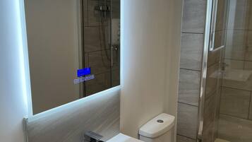 Apartment | Bathroom | Shower, towels, toilet paper