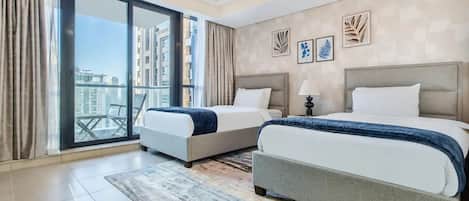 3 bedrooms, iron/ironing board, WiFi, bed sheets