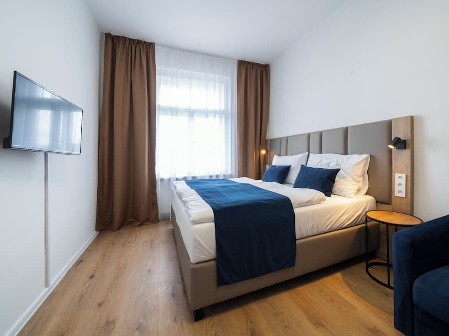 Habitación con 1 cama doble o 2 individuales | Caja fuerte y wifi gratis