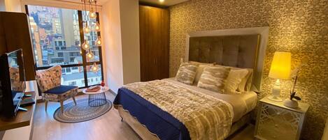 1 habitación, tabla de planchar con plancha y acceso a internet