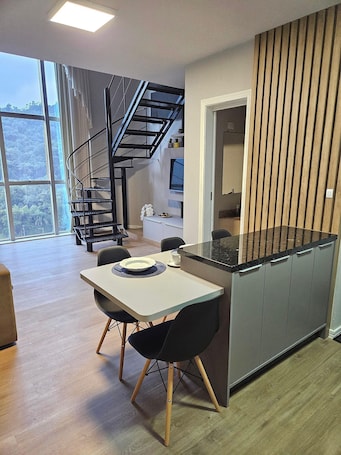 Apartment | Dining. Saint Sebastian Flat 716Duplex no Centro