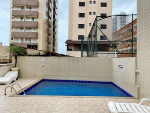 Basic Apartment | Pool | Indoor pool - Edificio Raimundo Arjonas (Praia Grande)