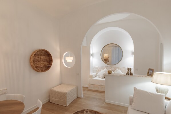 2 Schlafzimmer, hochwertige Bettwaren, Minibar, Bügeleisen/Bügelbrett