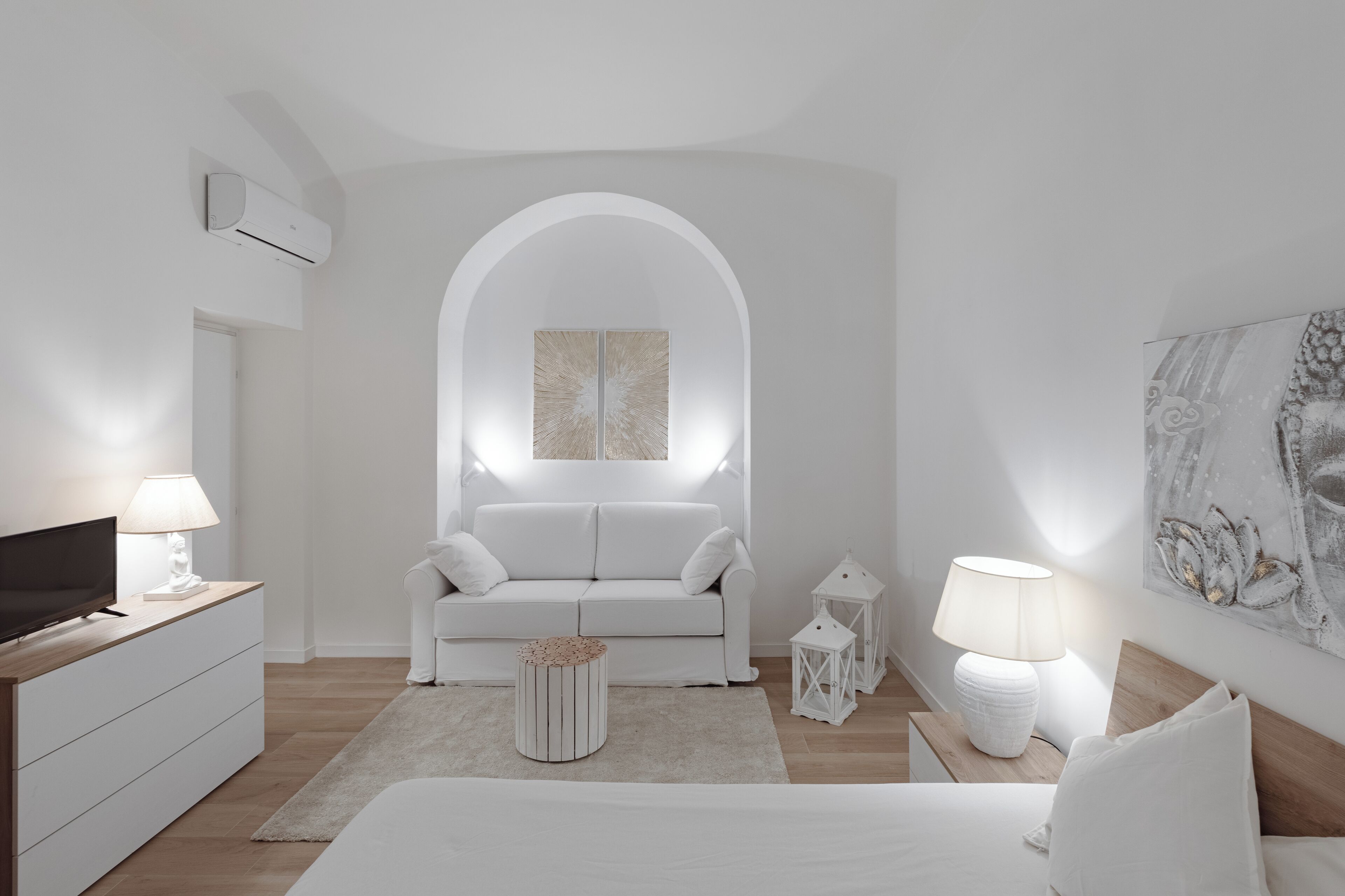 Departamento de lujo | 2 habitaciones, ropa de cama de alta calidad y minibar 