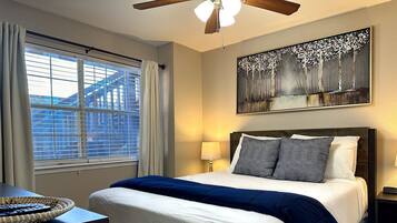 2 bedrooms, iron/ironing board, travel crib, free WiFi