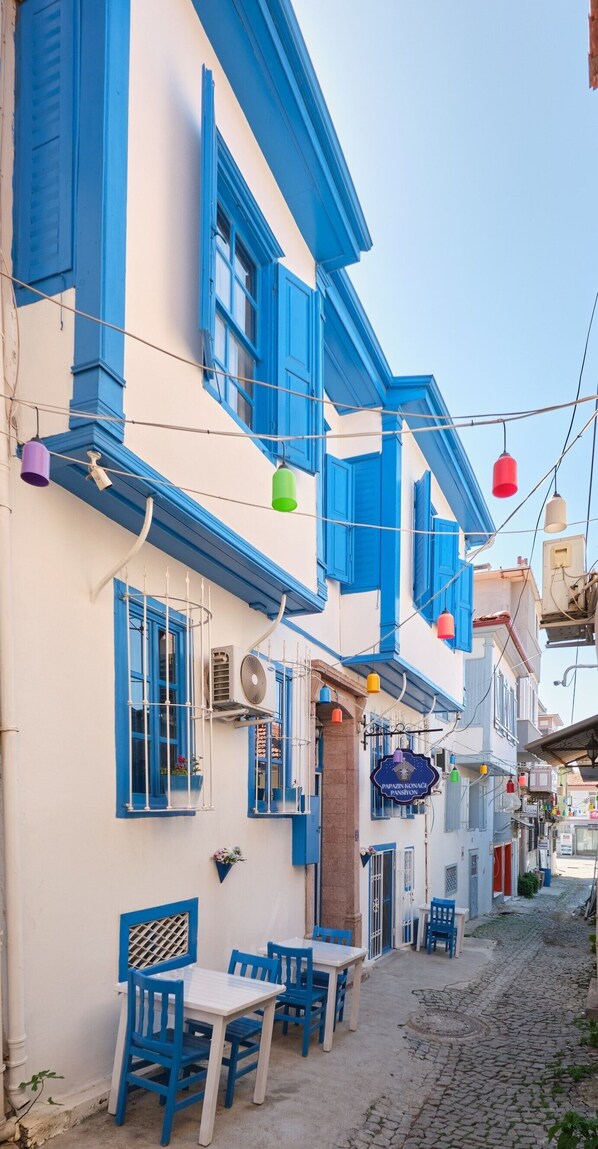 Majoituspaikan julkisivu