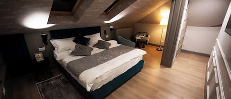 Appartement Deluxe, 1 trÚs grand lit et 1 canapé-lit