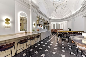 Sala de estar en el lobby