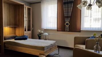 1 Schlafzimmer, Zimmersafe, Bügeleisen/Bügelbrett, Reisekinderbett