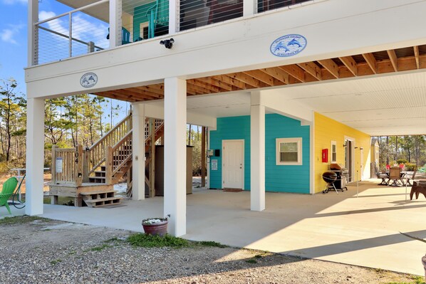 House, Multiple Beds (Dolphin Daze Hideaway) | Terrace/patio - Dolphin Daze Hideaway (Port St. Joe)