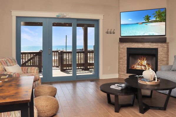 House, Multiple Beds (The Blue Turtle) | Living area - The Blue Turtle (Port St. Joe)