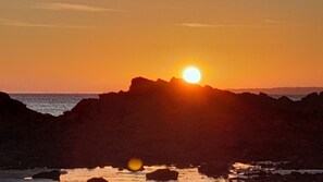 Blick von der Unterkunft