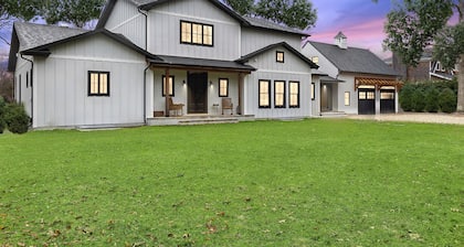 Sprawling Farmhouse in Private Beach Community