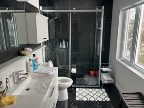 Handdoeken, zeep, toiletpapier